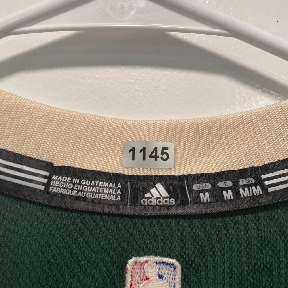 Adidas Milwaukee Bucks Thon Maker 7 NBA Jersey Mens Medium Green 7818A 15